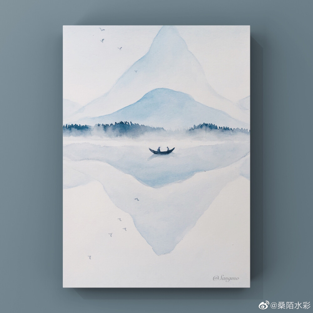 来源：桑陌水彩 微博