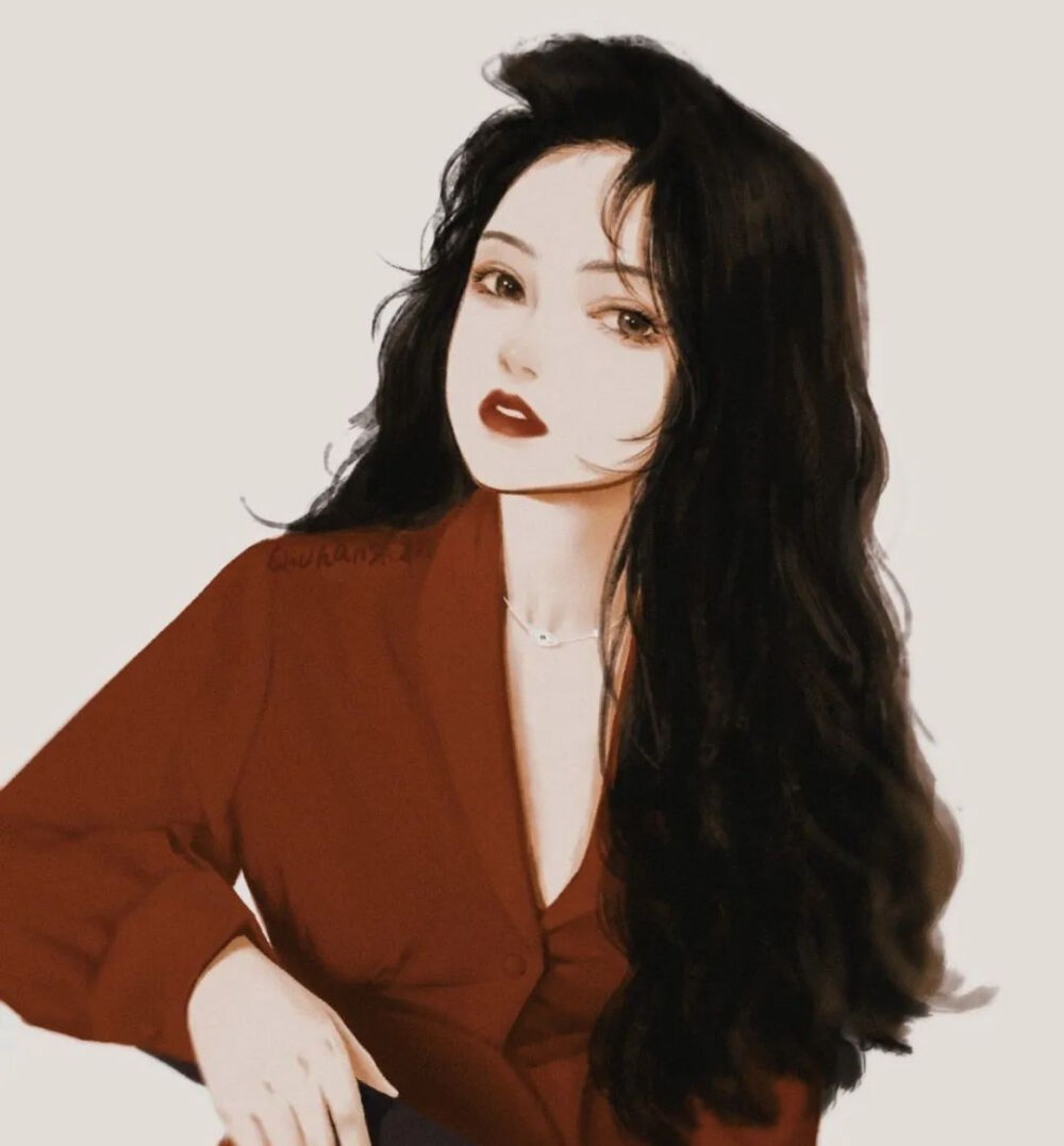 超火闺蜜头像动漫手绘团头甜美霸气闺蜜头像