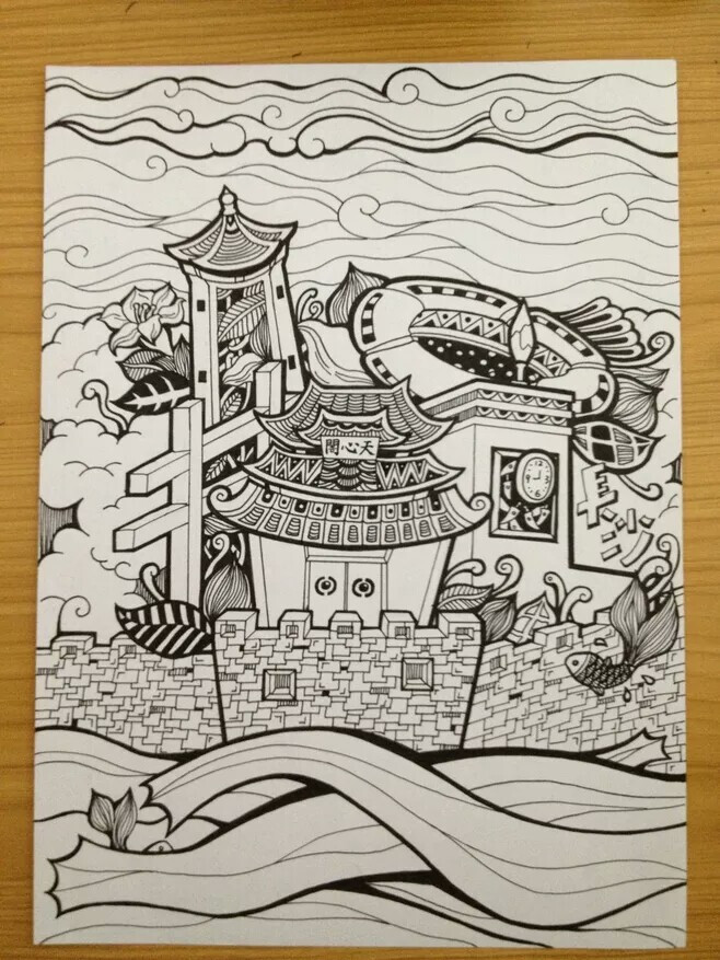 儿童画 创意画