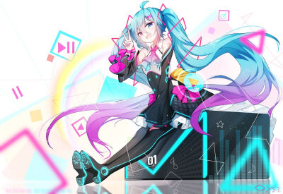 那些好看的初音未来图呀