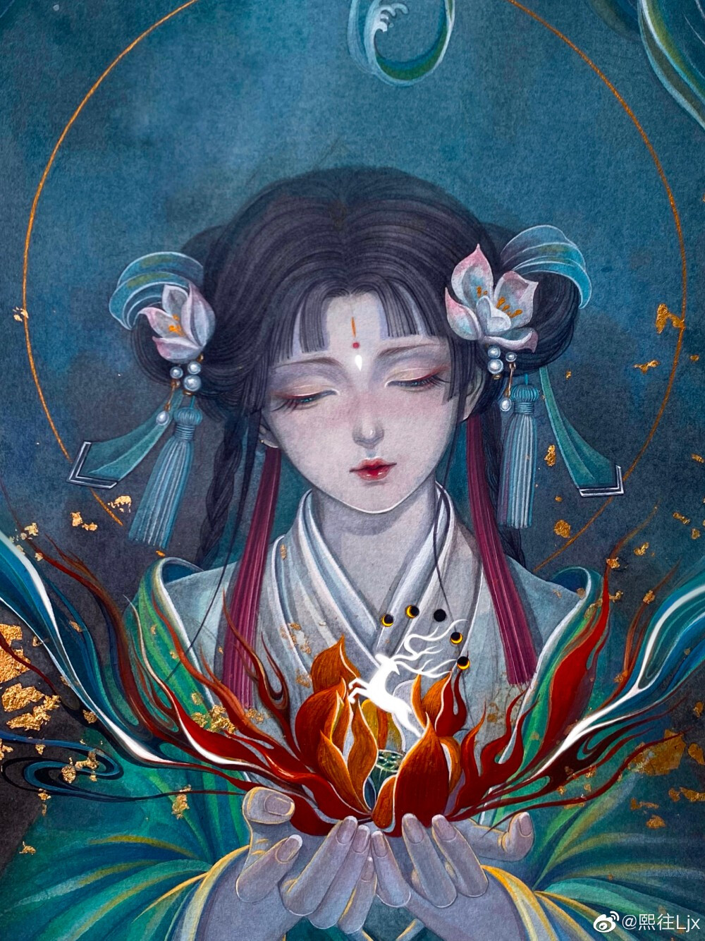 人物手绘 作者：熙往Ljx ​