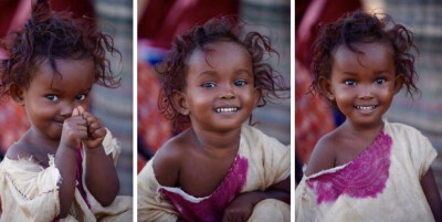 一个索马里小女孩