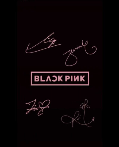 Blackpink签名