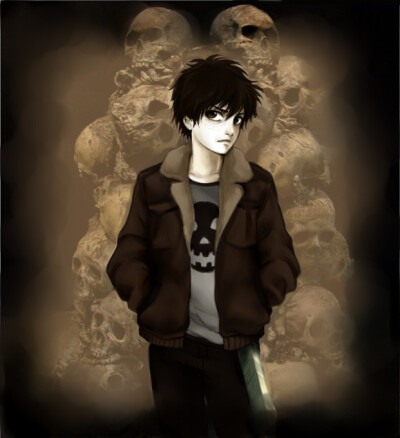 尼克 德 安吉洛Nico Di Angelo,冥界之王哈迪斯之子，Son of Hades。这张真把我萌到了。