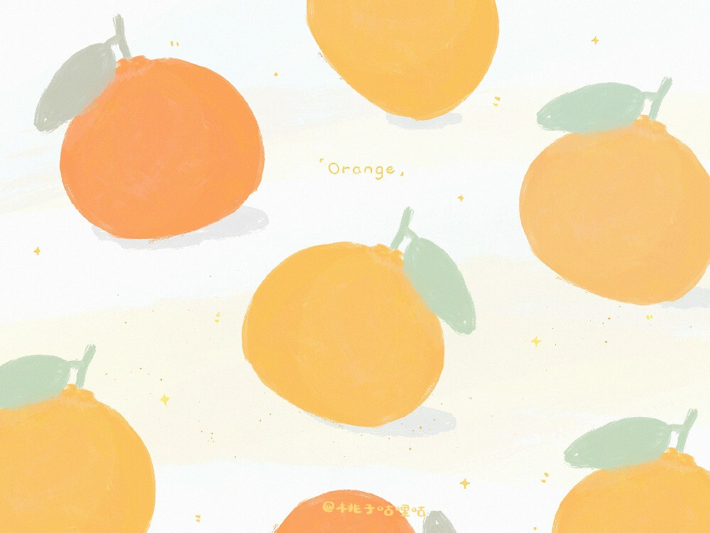 夏日 橘子 平板 电脑 壁纸