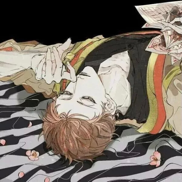 网图 男生动漫头像♝