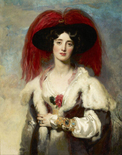 Sir Thomas Lawrence - Julia, Lady Peel, 1827 ​​​