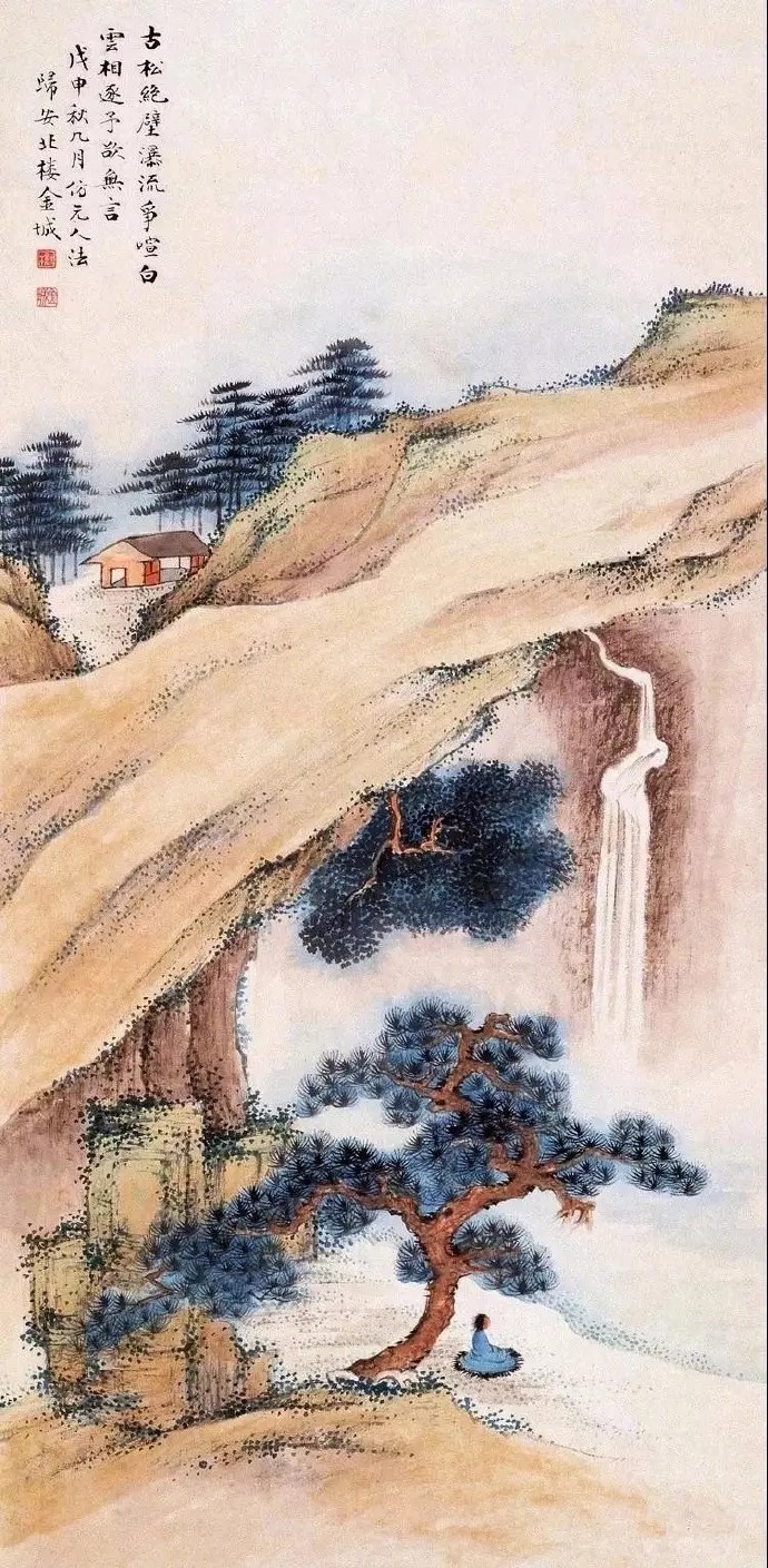 【绘画作品】这些古意盎然的山水，养心静气。