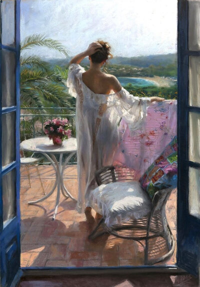 西班牙艺术家vicente romero redondo油画作品 