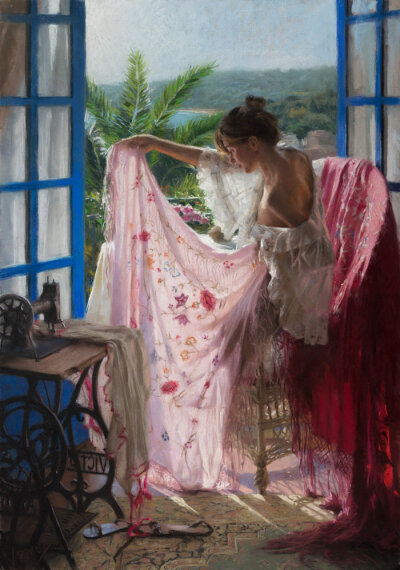 西班牙艺术家vicente romero redondo油画作品 