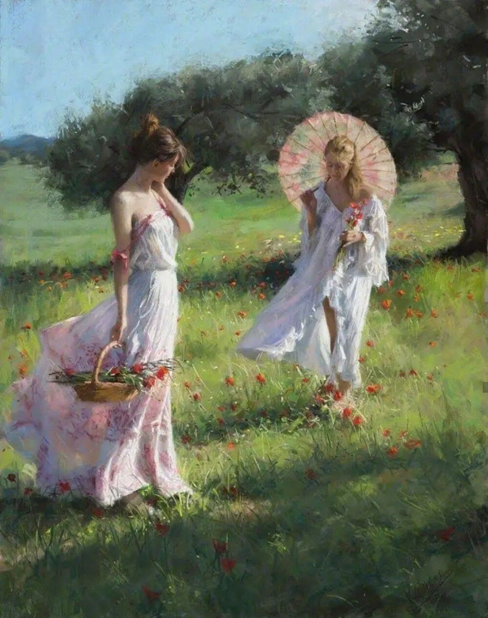 西班牙艺术家vicente romero redondo油画作品 