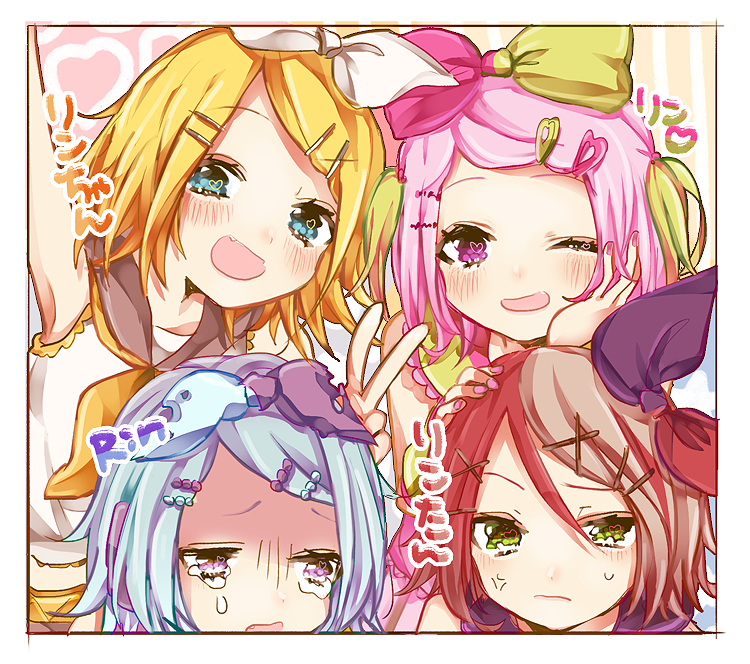 镜音双子
画师名：のこだるまりん
画师ID：13071947
