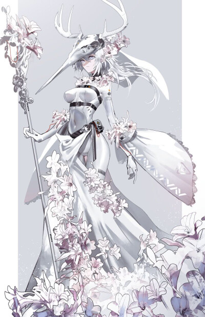 二次元插画，人物