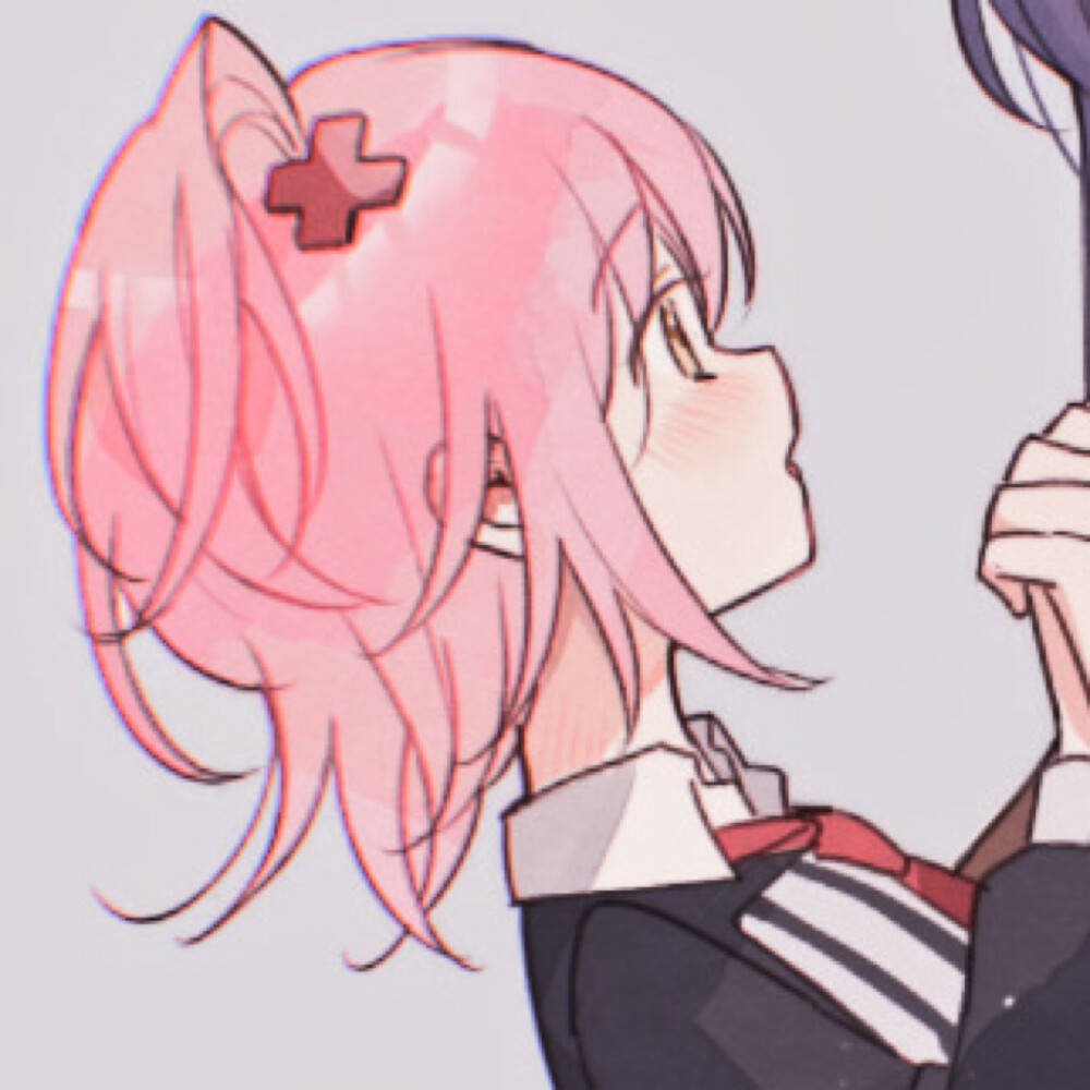 超火双人动漫情侣头像他眼里有星星一笑便全部跌进我梦里