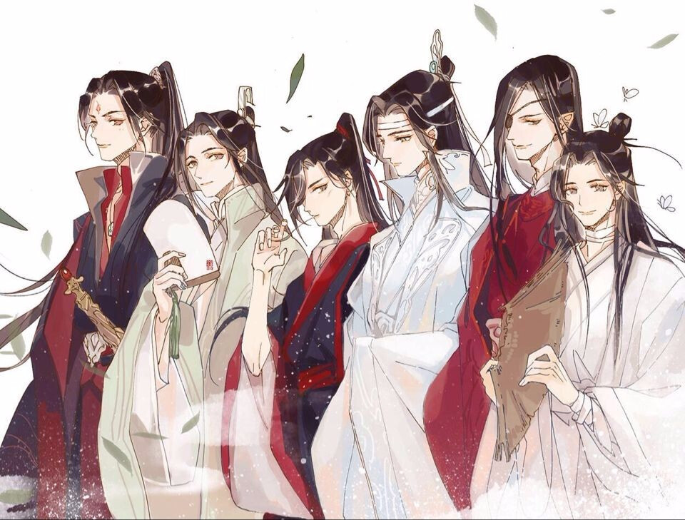 墨香三部曲
《人渣反派自救系统》洛冰河x沈清秋
《魔道祖师》蓝忘机x魏无羡
《天官赐福》花城x谢怜