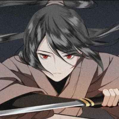 古风女子头像，背景，侠风，帅气，