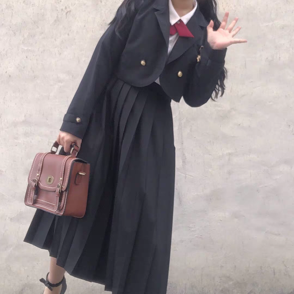 jk制服女生头像