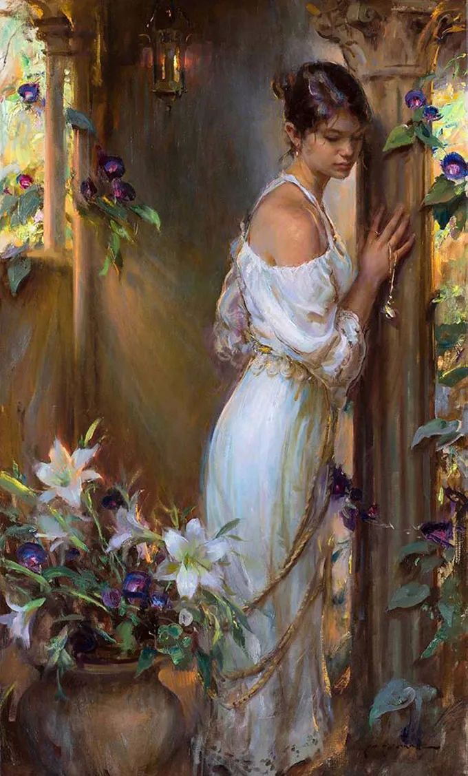 美国画家 Daniel F. Gerhartz ，1965年出生于威斯康星州的凯瓦斯库姆，毕业于伊利诺伊州芝加哥的美国艺术学院。
艺术家 Daniel 对女性形象，尤其是穿衣形象的把握是非常出色的。他从古老的浪漫主义和象征主义传统中汲取灵感。他绝对奢华的表面、色彩和灯光与他的表现主义笔触、光影的运用和造型相协调。