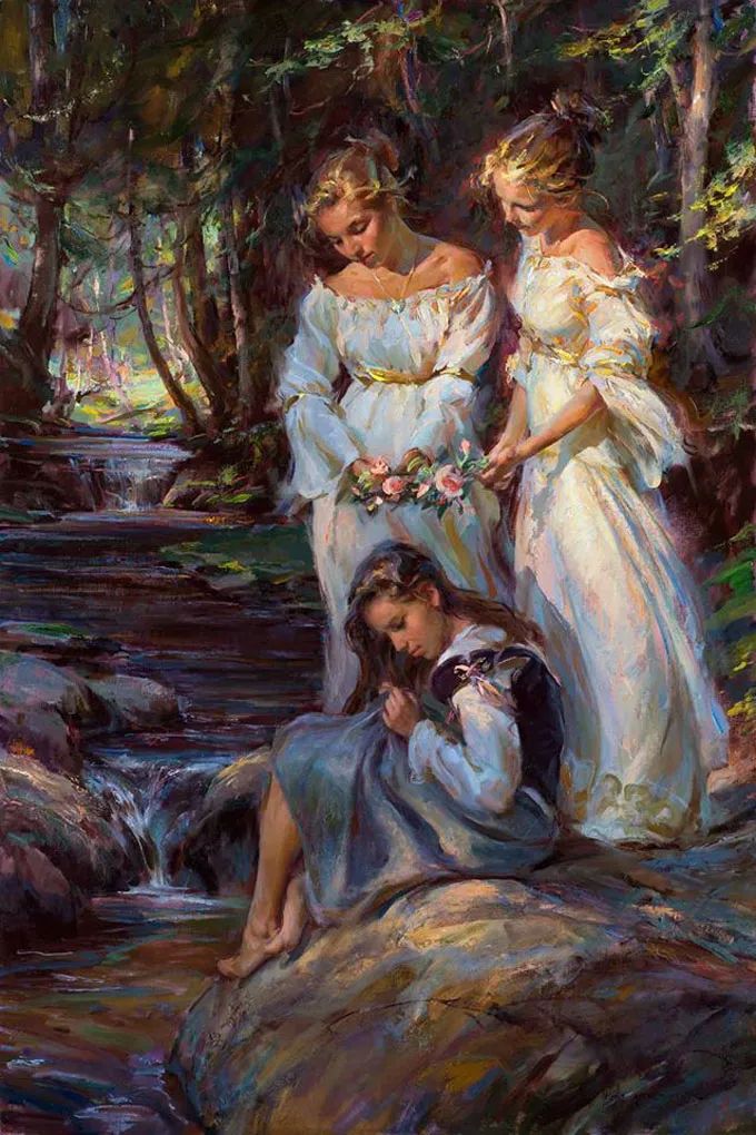 美国画家 Daniel F. Gerhartz ，1965年出生于威斯康星州的凯瓦斯库姆，毕业于伊利诺伊州芝加哥的美国艺术学院。
艺术家 Daniel 对女性形象，尤其是穿衣形象的把握是非常出色的。他从古老的浪漫主义和象征主义传统中汲取灵感。他绝对奢华的表面、色彩和灯光与他的表现主义笔触、光影的运用和造型相协调。