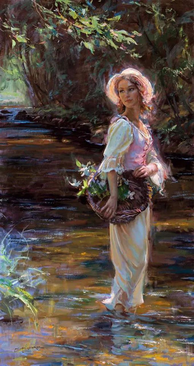 美国画家 Daniel F. Gerhartz ，1965年出生于威斯康星州的凯瓦斯库姆，毕业于伊利诺伊州芝加哥的美国艺术学院。
艺术家 Daniel 对女性形象，尤其是穿衣形象的把握是非常出色的。他从古老的浪漫主义和象征主义传统中汲取灵感。他绝对奢华的表面、色彩和灯光与他的表现主义笔触、光影的运用和造型相协调。