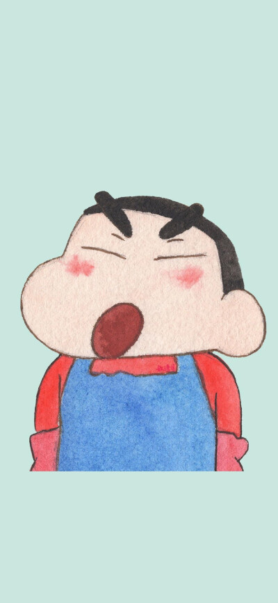 蜡笔小新卡通插画高清手机壁纸