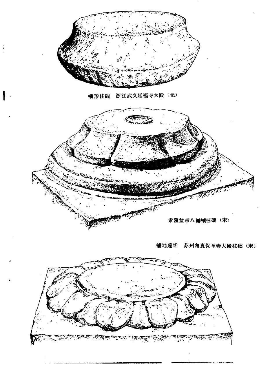 中国古建筑构建 柱础 ​