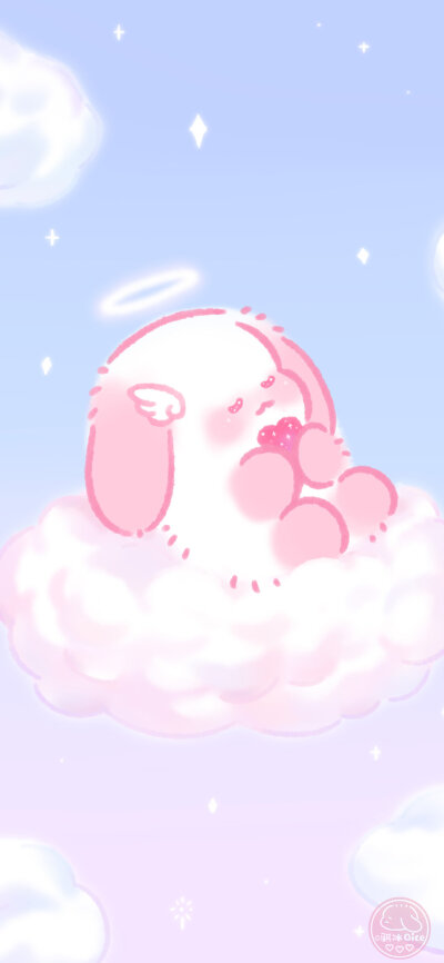 原创 微博：骐冰Qice
懒懒兔 少女心动图 可爱表情包