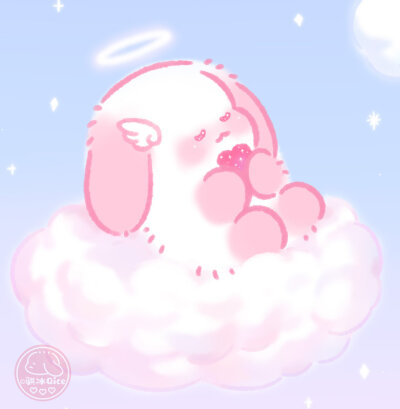 原创 微博：骐冰Qice
懒懒兔 少女心动图 可爱表情包