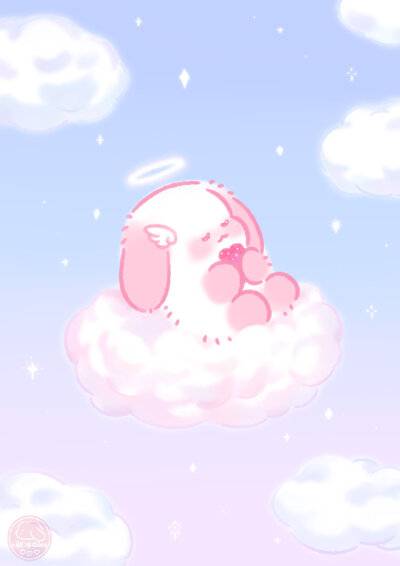 原创 微博：骐冰Qice
懒懒兔 少女心动图 可爱表情包