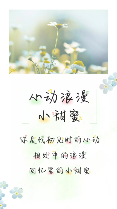 可爱 清新 简约 个性 文字控