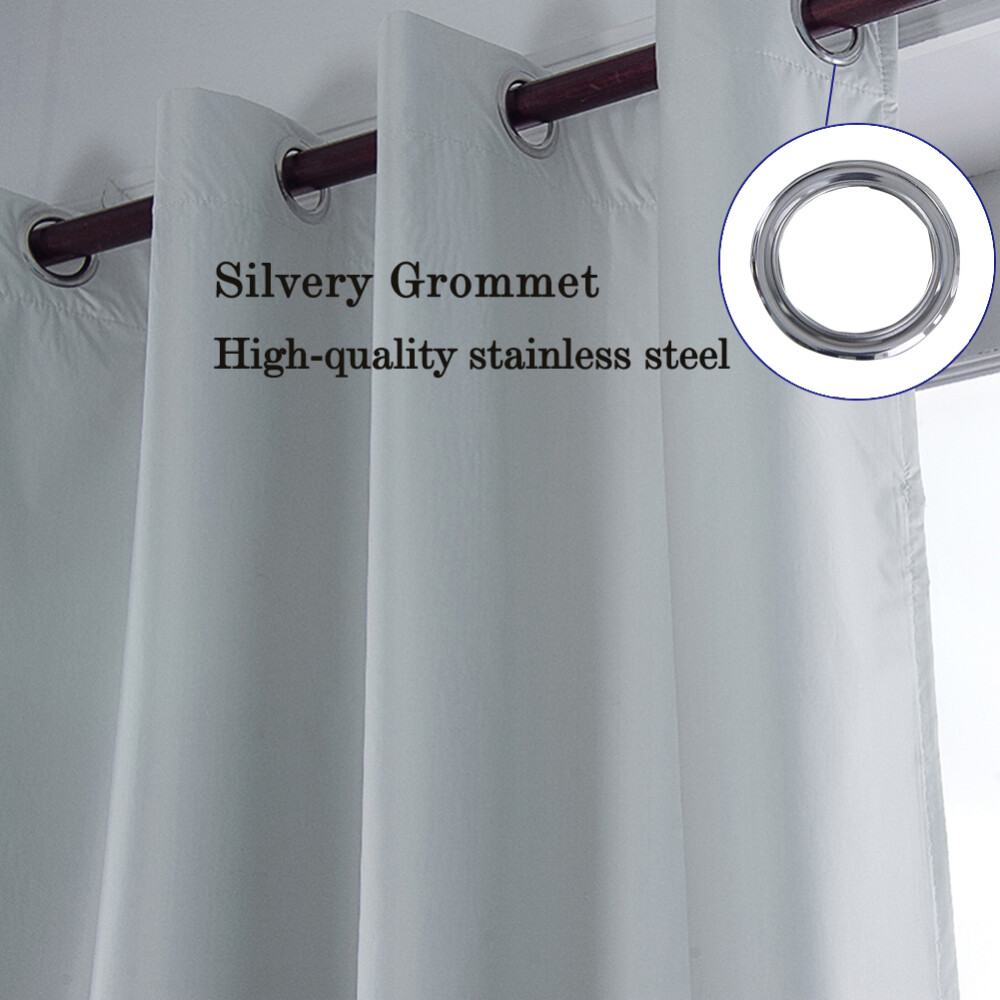  Curtain sheer curtain Type- Outdoor Sheer Curtain Waterproof Grommet Off White Sheer Drapes 84 Length Pergola Shades Porch Blinds for Deck / Gazebo / Cabana, 54 Inch × 84 Inch, lightGray