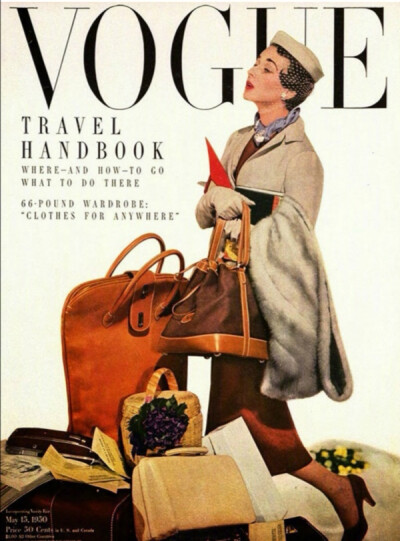 50年代Vogue magazine封面