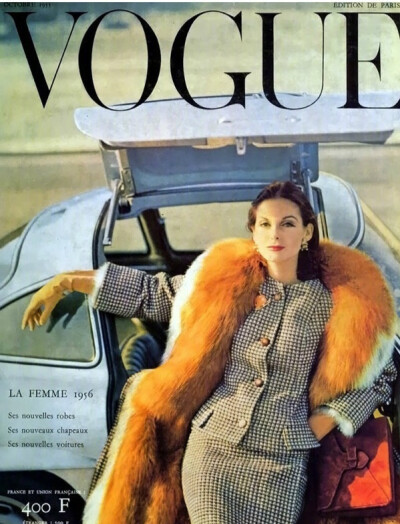 50年代Vogue magazine封面