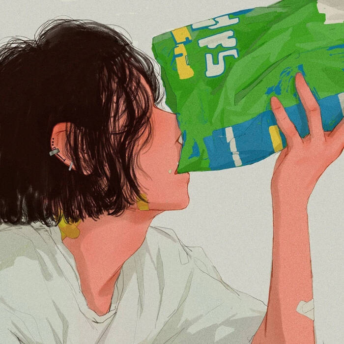 懒散的少女很美
＃女生头像