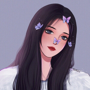 二次元 动漫 手绘 女头