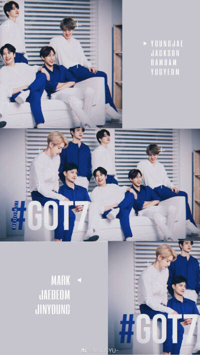 GOT7段宜恩，林在范，王嘉尔，朴珍荣，崔荣宰，bambam，金有谦