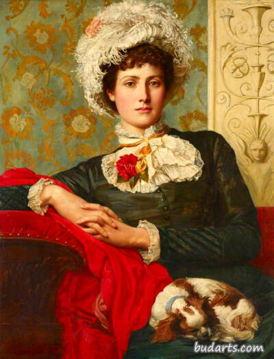 Valentine Cameron Prinsep （ 1838年 - 1904年 ）
国籍：英国
作品：不专业的美
英文：Unprofessional Beauty（1885）