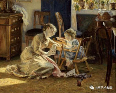 Pedersen Viggo Christian Frederik Vilhelm--Mother and Child -- 