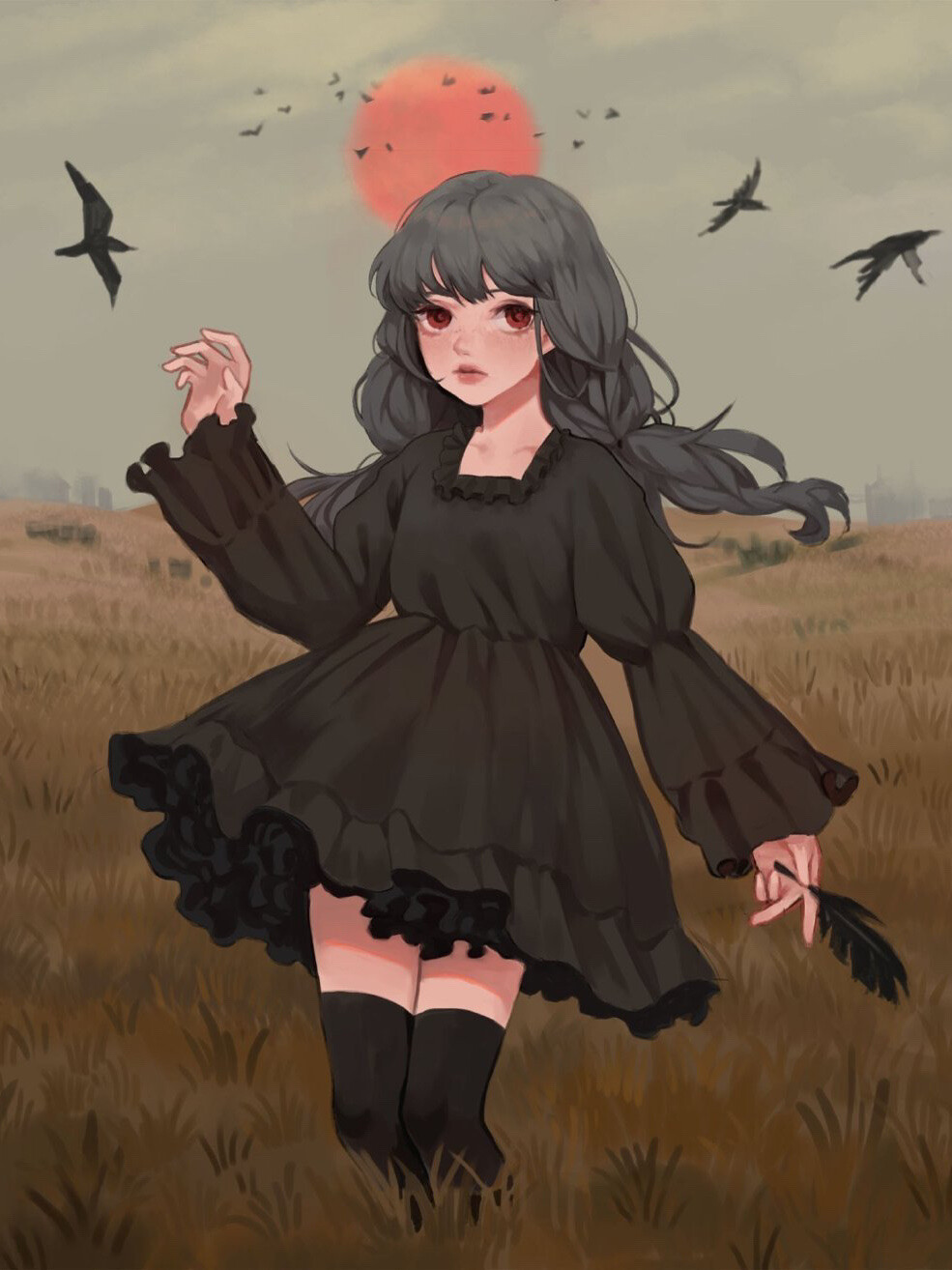 色彩人物插画赞评论更多