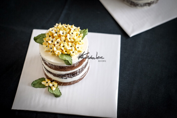 韩式裱花蛋糕~