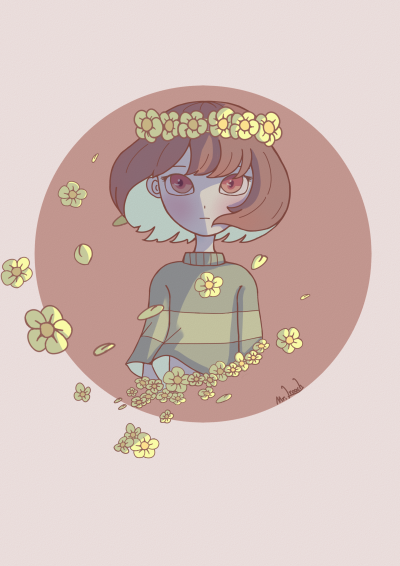 戴花冠的Chara