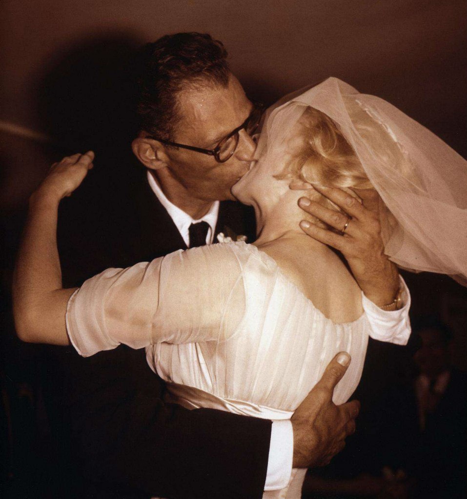 Marilyn Monroe and Arthur Miller After Marriage Ceremony 1956
