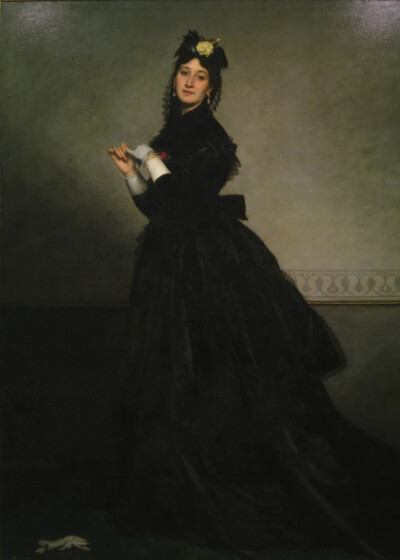 Lady with a Glove, Madame Carolus-Duran nee Pauline Croizette, c.1869
作者:埃米尔·查尔斯·卡罗勒斯-杜兰