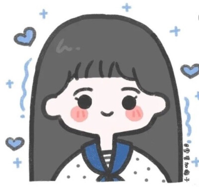简单漂亮女生头像。
也是闺蜜头像哦！