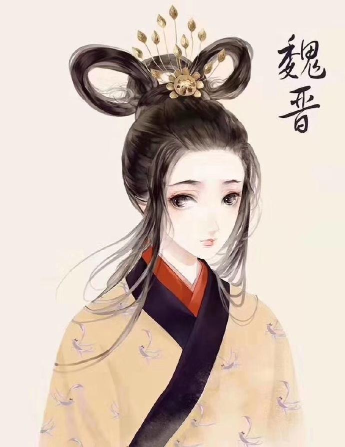 各个朝代的女子，服饰、发型图鉴 #古风美少年# #国学新青年#