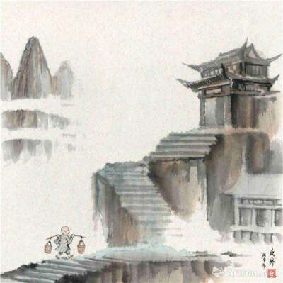 权迎升老师禅画