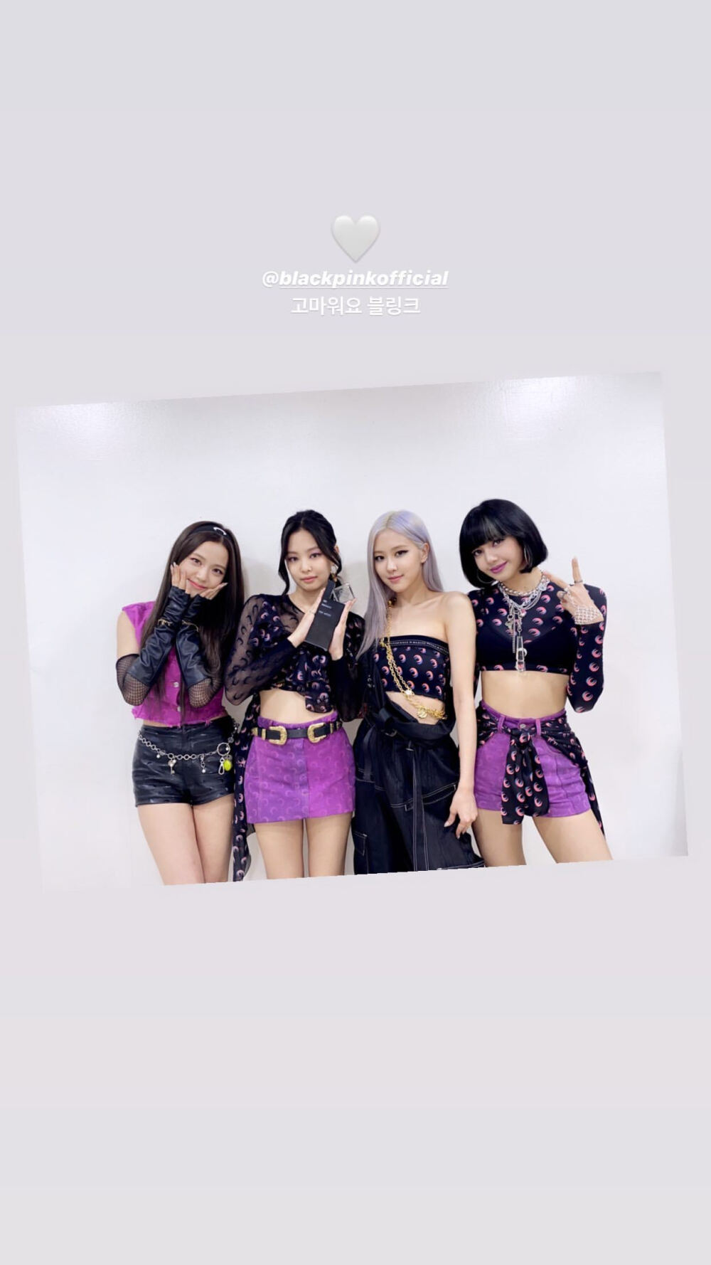 BLACKPINK Jisoo金智秀 Jennie金智妮 ROSÉ朴彩英 Lisa