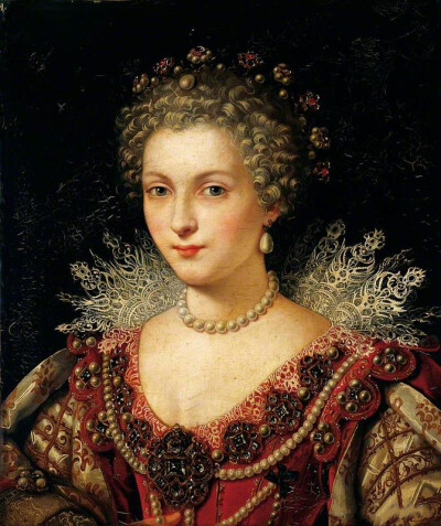 《艾斯特雷斯的肖像》（英文：Portrait of Gabrielle d’Estrées） 是意大利艺术家『Lavinia Fontana』 所作。 