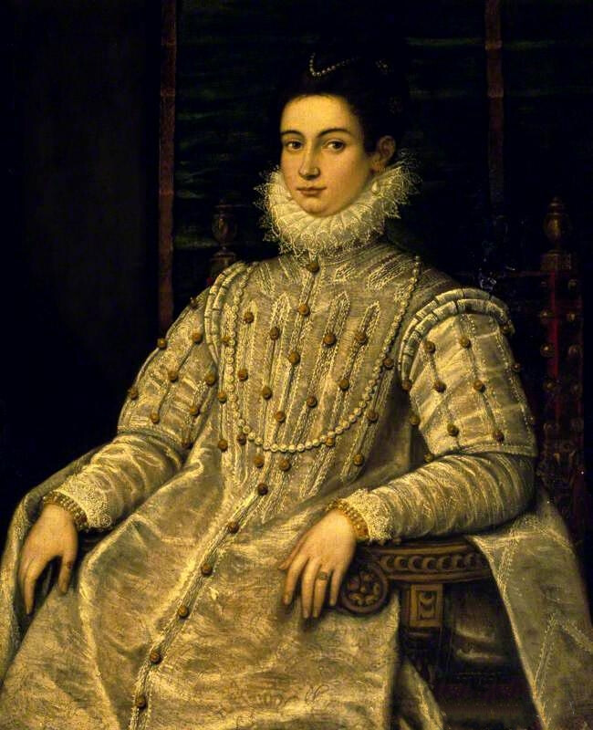 《坐在椅子上的无名贵族妇女的画像》(英文:portrait