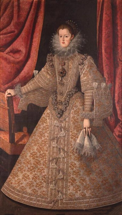 《西班牙女王奥地利玛格丽特画像》（英文：Portrait of Margaret of Austria, Queen of Spain） 是西班牙艺术家『Bartolomé González y Serrano』 于1621年 所作。 